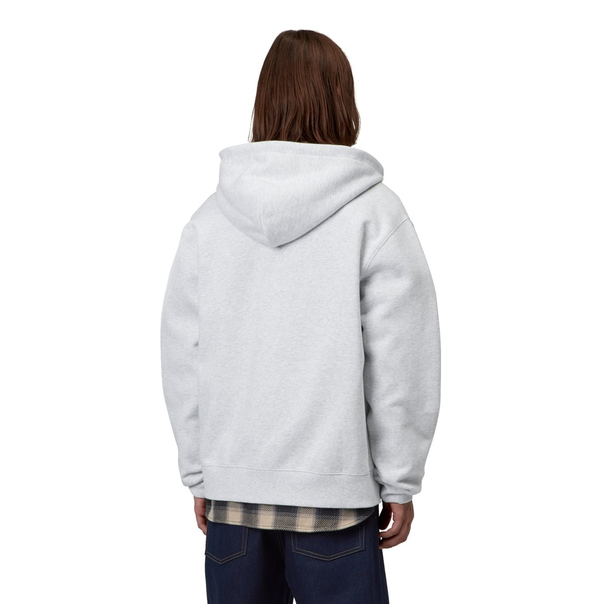 Carhartt WIP Hooded Mack Jacket Ash Heather/Black  - I03710200OXX