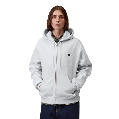 Carhartt WIP Hooded Mack Jacket Ash Heather/Black  - I03710200OXX