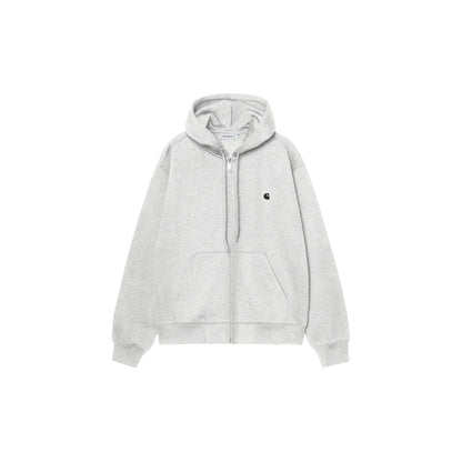 Carhartt WIP Hooded Mack Jacket Ash Heather/Black  - I03710200OXX