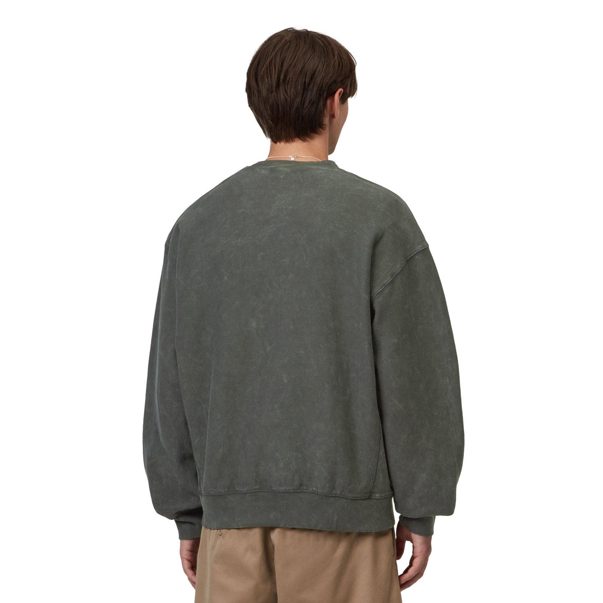 Carhartt WIP Lambert Sweat Raven moon wash  - I0371043T6FQ