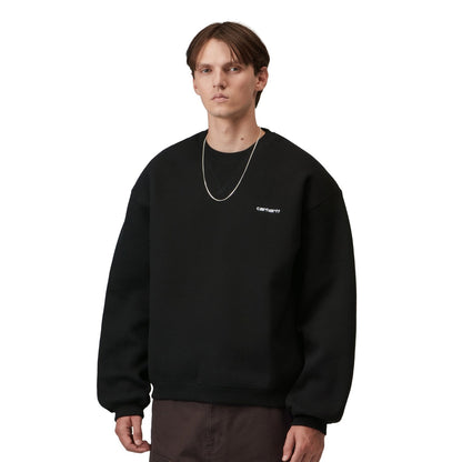 Carhartt WIP Ebbert Sweat Black/White  - I0371130D2XX