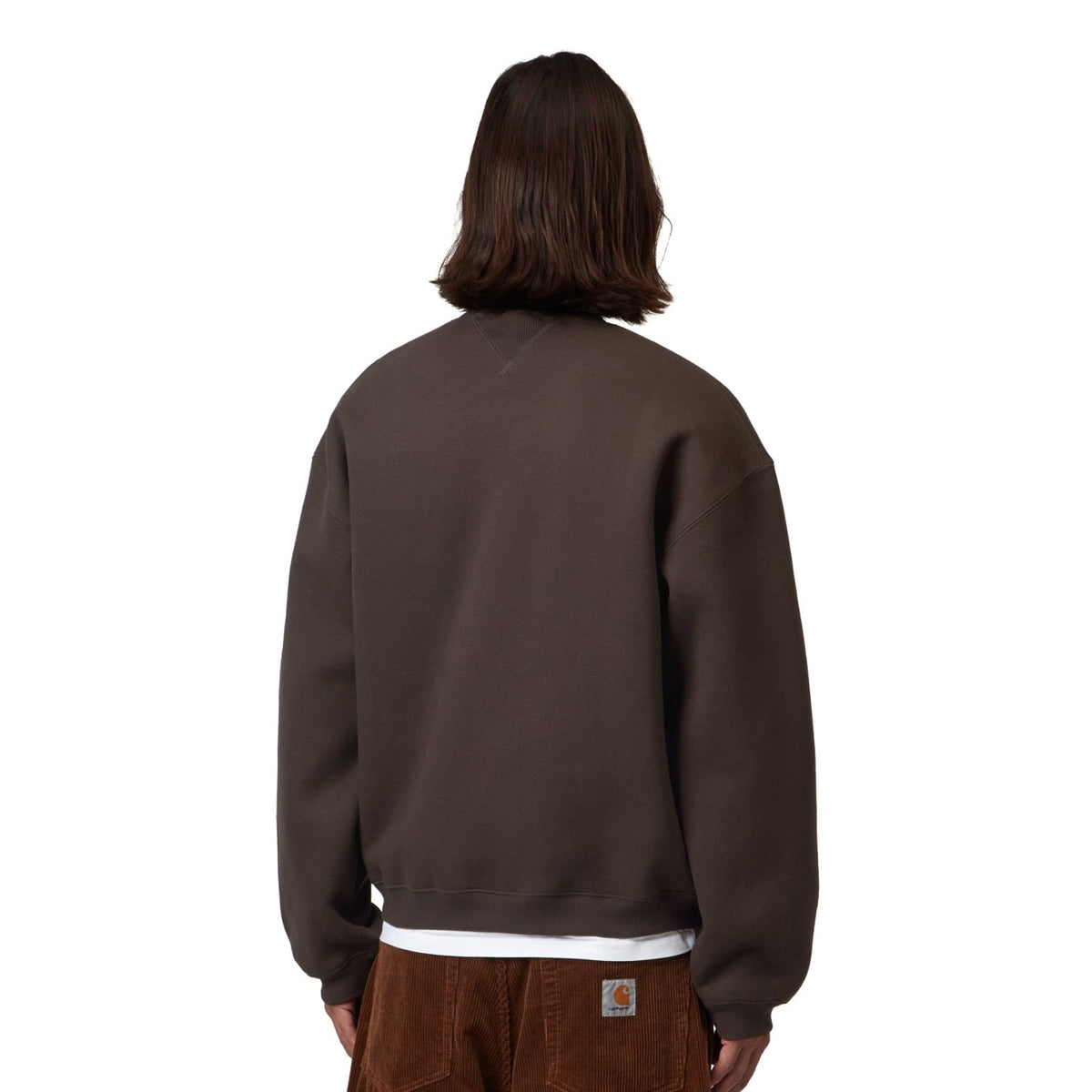 Carhartt WIP Ebbert Sweat Tobacco/White  - I0371133XNXX
