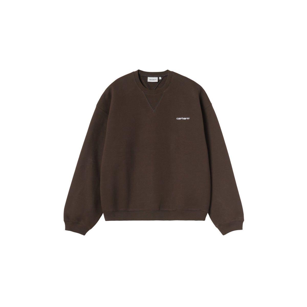 Carhartt WIP Ebbert Sweat Tobacco/White  - I0371133XNXX