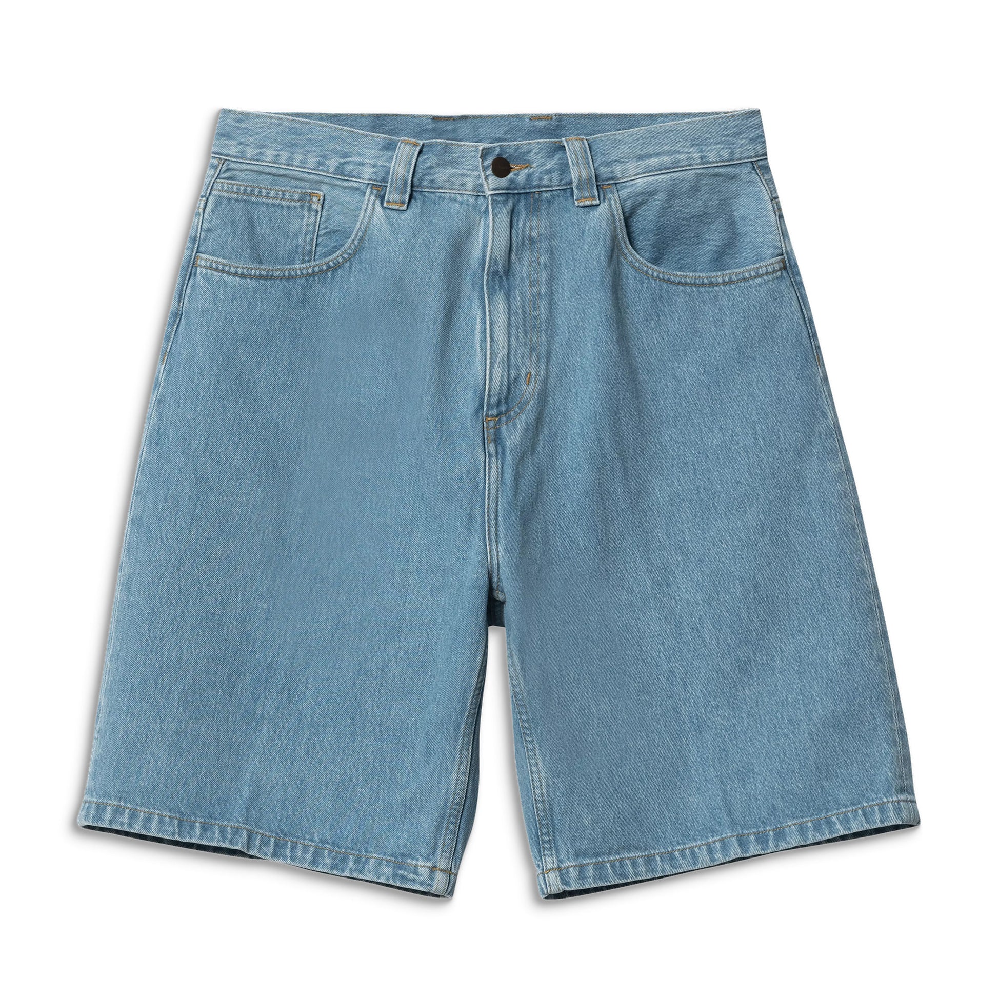 Carhartt WIP Brandon Short Blue stone bleached  - I0371610112