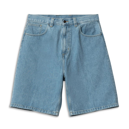 Carhartt WIP Brandon Short Blue stone bleached  - I0371610112
