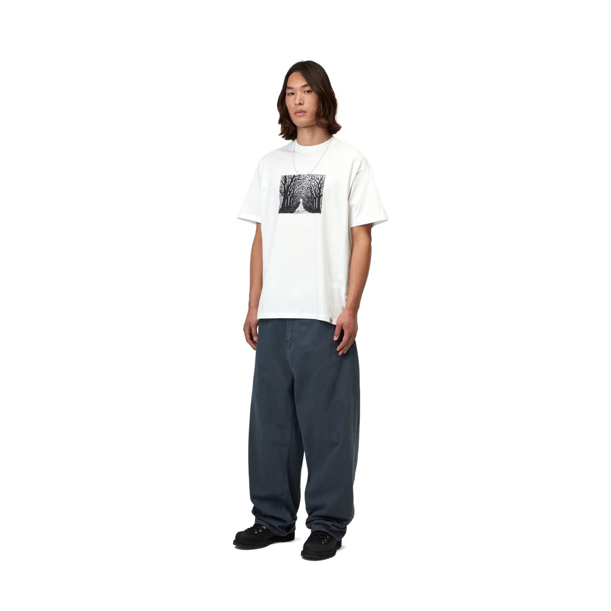 Carhartt WIP S/S Avenue T-Shirt White  - I03722002XX