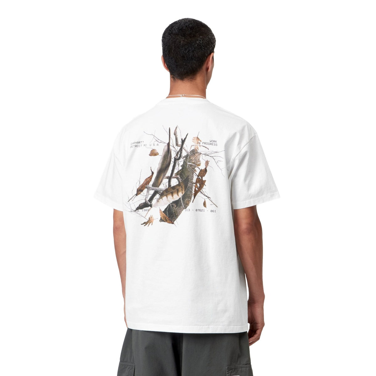 Carhartt WIP S/S Feather Progress T-Shirt White  - I03722702XX