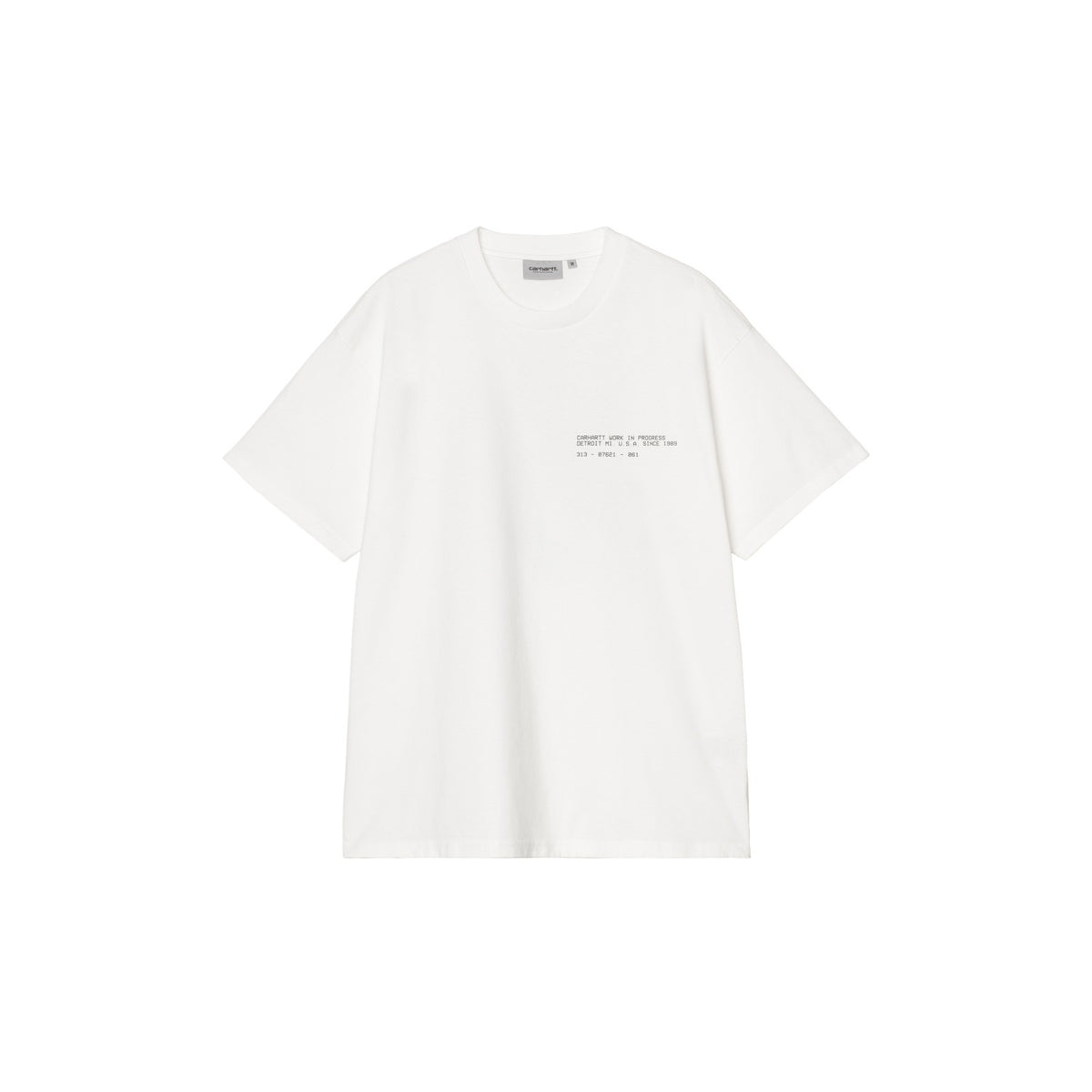 Carhartt WIP S/S Feather Progress T-Shirt White  - I03722702XX