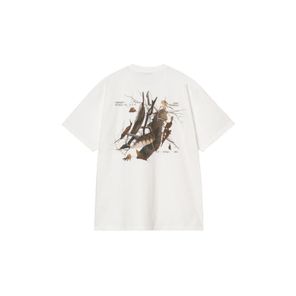 Carhartt WIP S/S Feather Progress T-Shirt White  - I03722702XX