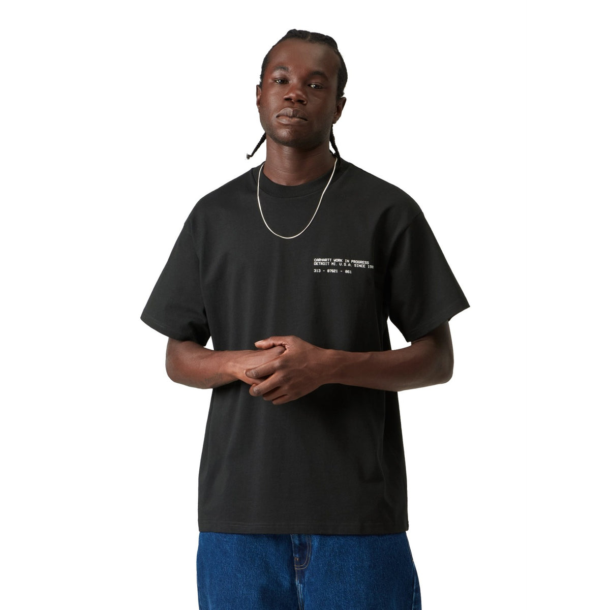 Carhartt WIP S/S Feather Progress T-Shirt Black  - I03722789XX