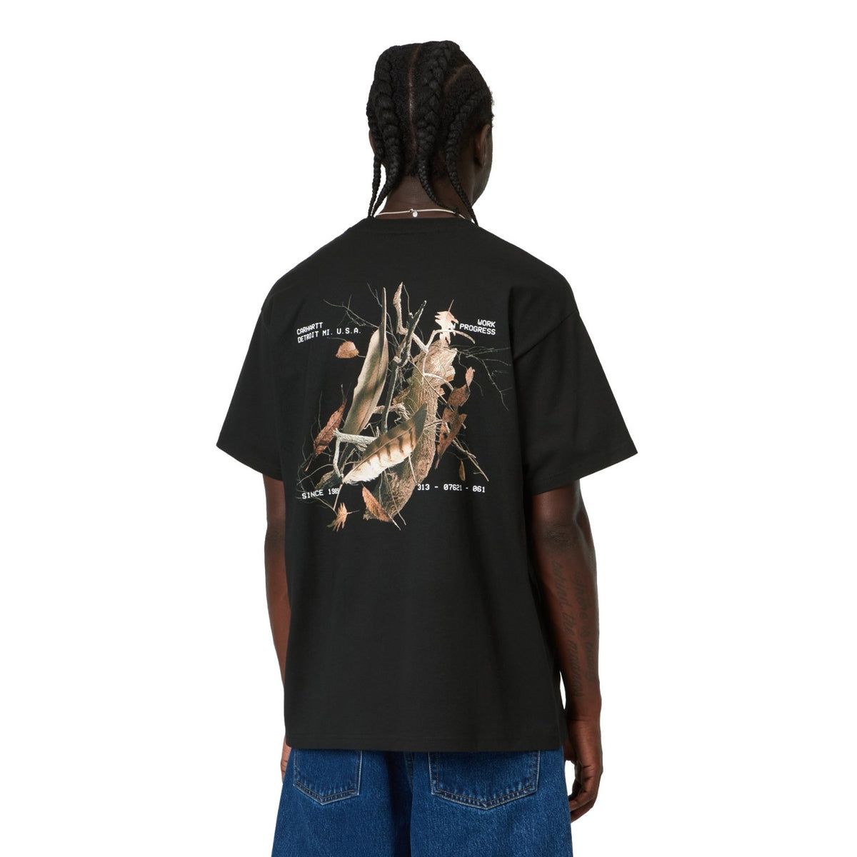 Carhartt WIP S/S Feather Progress T-Shirt Black  - I03722789XX