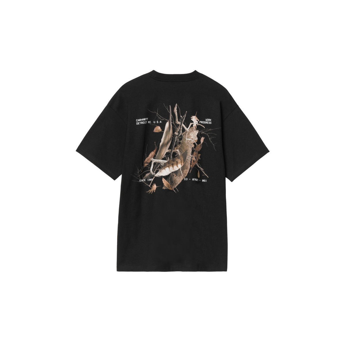 Carhartt WIP S/S Feather Progress T-Shirt Black  - I03722789XX