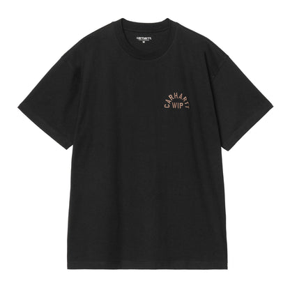 Carhartt WIP S/S Arch Script T-Shirt Black/WIP Hamilton  - I0372553ZGXX