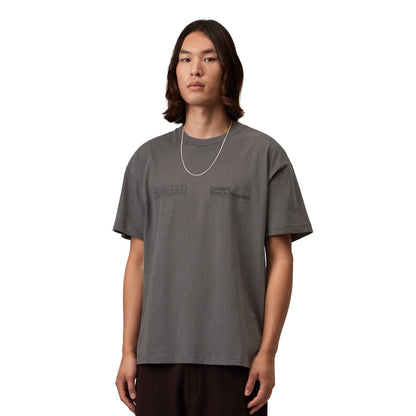 Carhartt WIP S/S Boxed T-Shirt Soot garment dyed  - I03725626GD