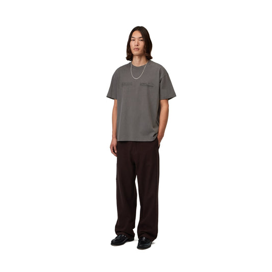 Carhartt WIP S/S Boxed T-Shirt Soot garment dyed  - I03725626GD