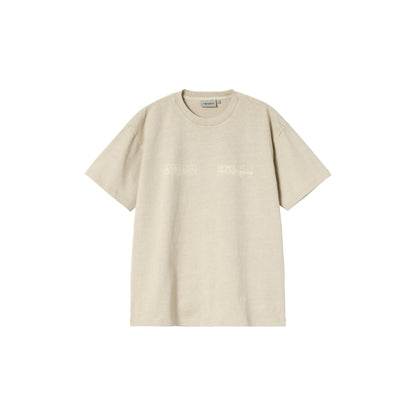 Carhartt WIP S/S Boxed T-Shirt Fleur De Sel garment dyed  - I0372562LPGD