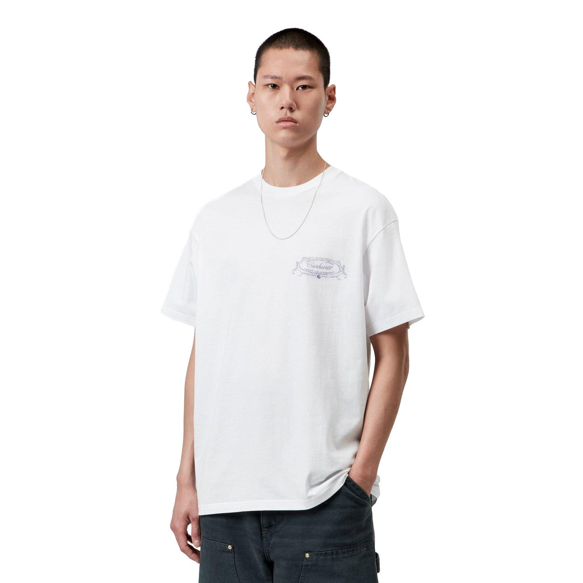 Carhartt WIP S/S Chez WIP T-Shirt White  - I03726002XX