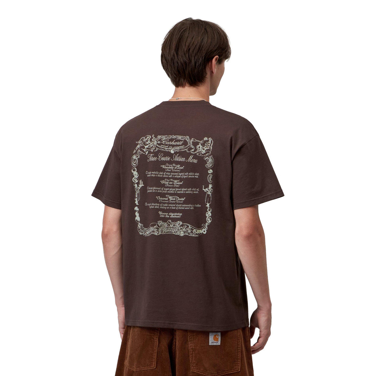 Carhartt WIP S/S Chez WIP T-Shirt Palisander  - I03726033HXX