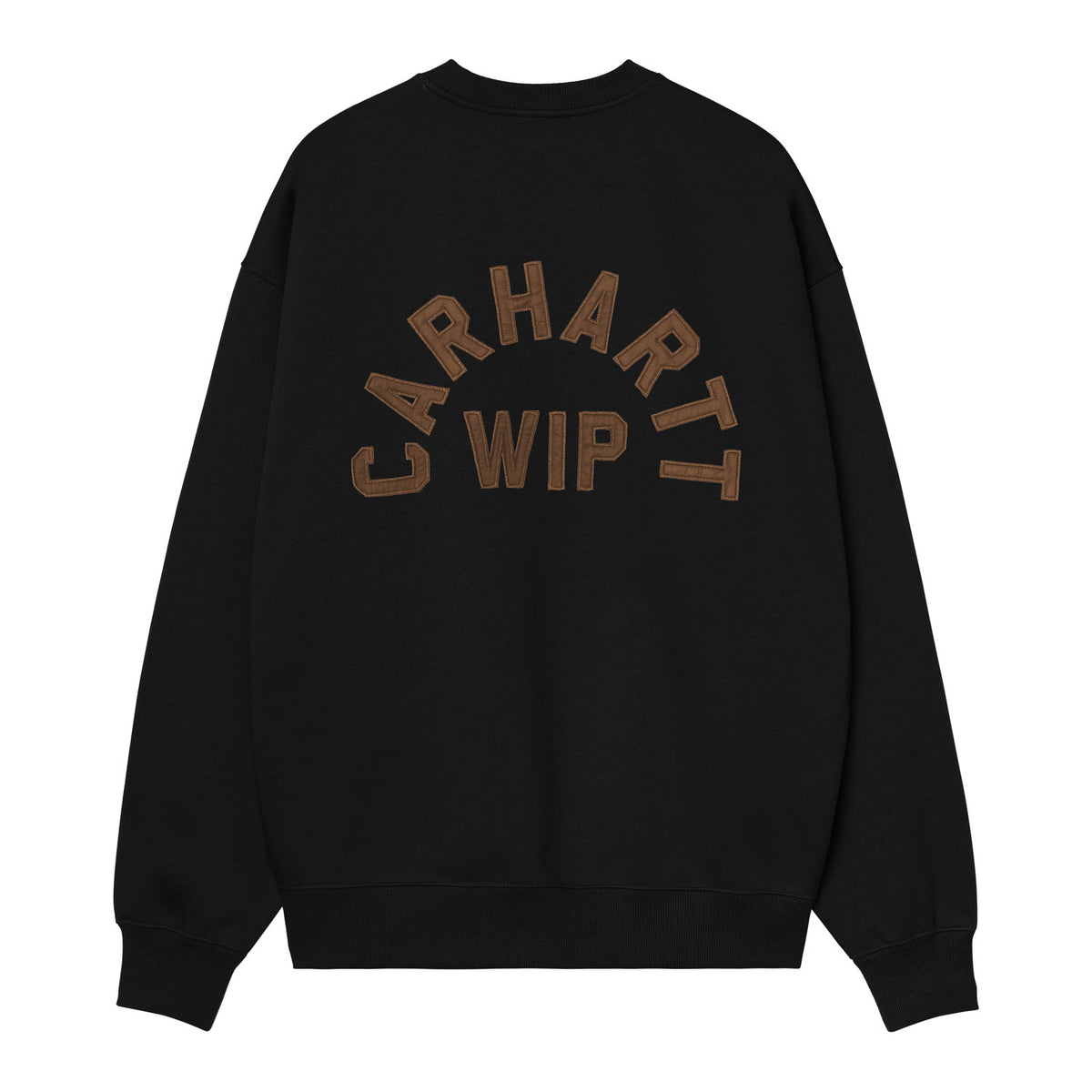 Carhartt WIP Arch Script Sweat Black/Hamilton Brown  - I0372663R006