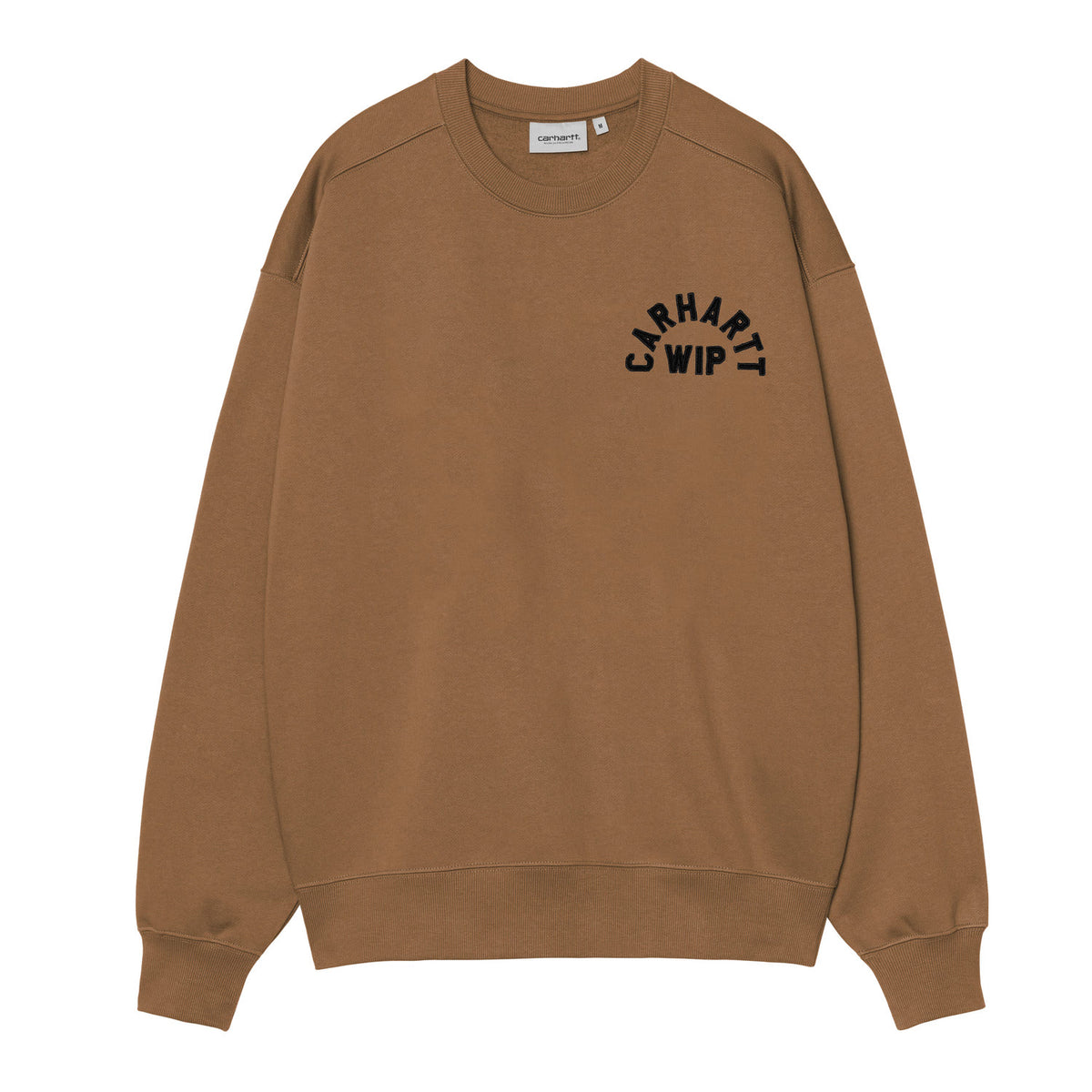 Carhartt WIP Arch Script Sweat WIP Hamilton Brown/Black  - I0372663YY06