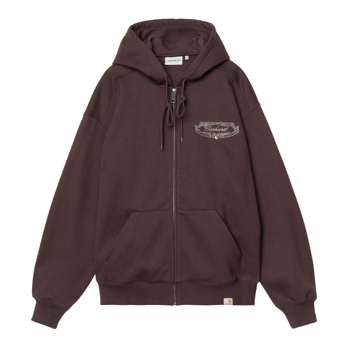 Carhartt WIP Hooded Chez WIP Jacket Palisander/Grey  - I0372803BIXX