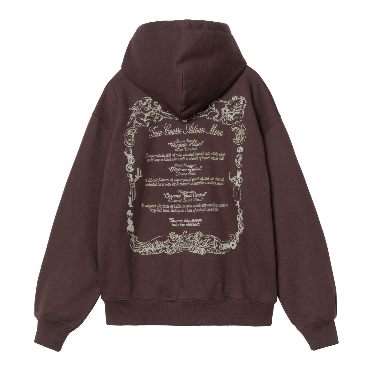 Carhartt WIP Hooded Chez WIP Jacket Palisander/Grey  - I0372803BIXX