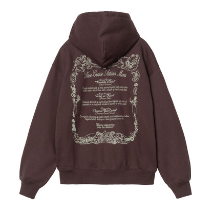 Carhartt WIP Hooded Chez WIP Jacket Palisander/Grey  - I0372803BIXX