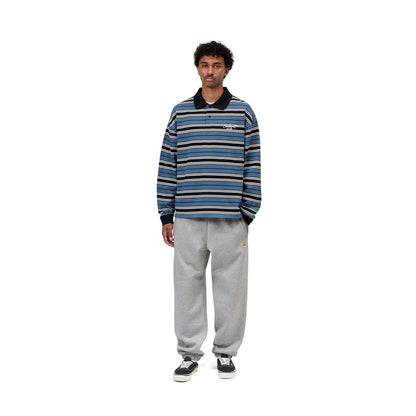 Carhartt WIP Chase Sweat Pant Grey Heather/Gold  - I03745800MXX
