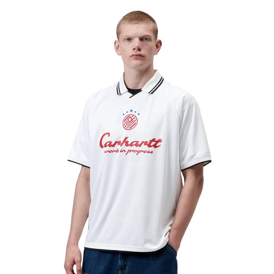 Carhartt WIP S/S Terrace Football T-Shirt White