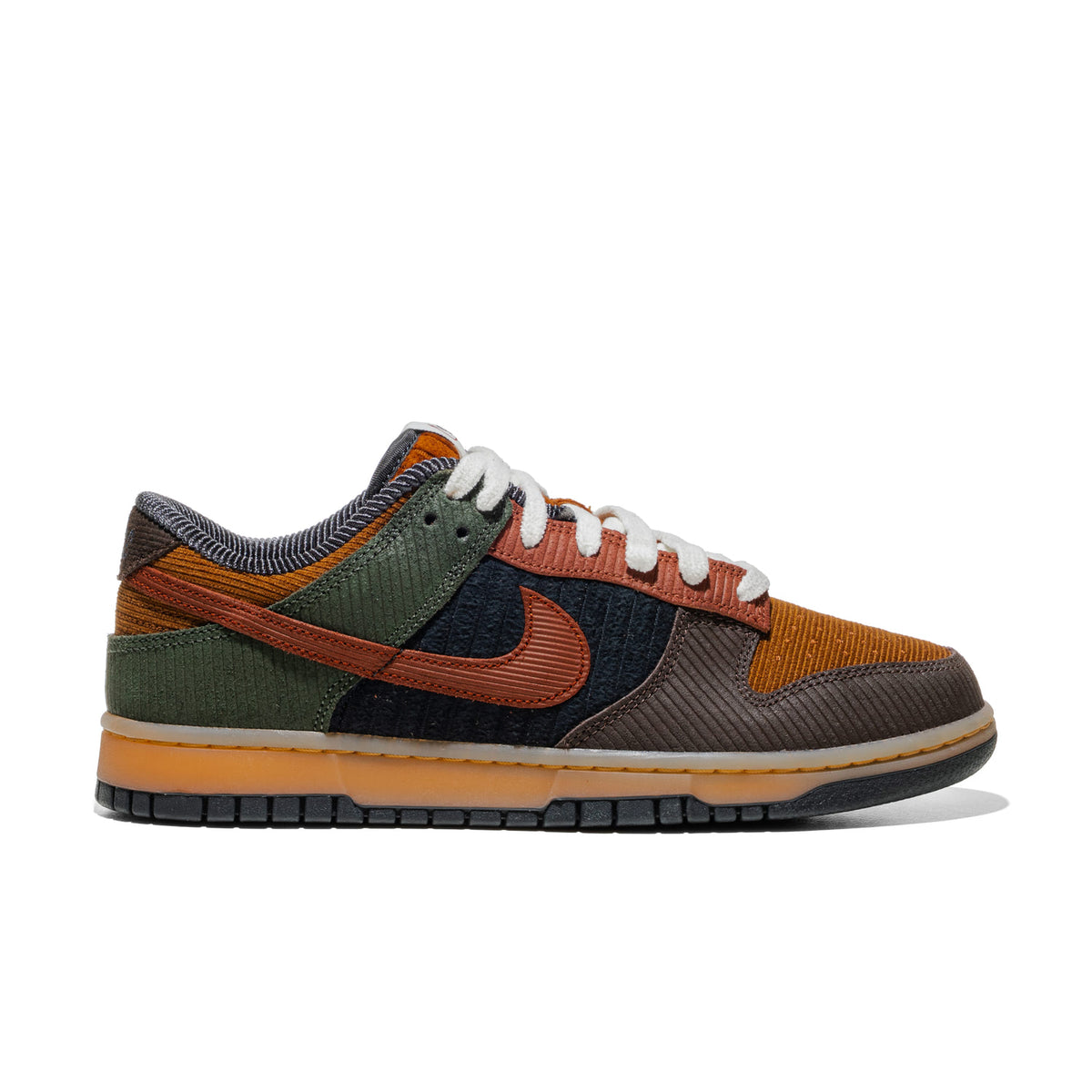 Nike Dunk Low Retro PRM Lt British Tan/Cinnamon-Cargo Khaki  - IB7746-201