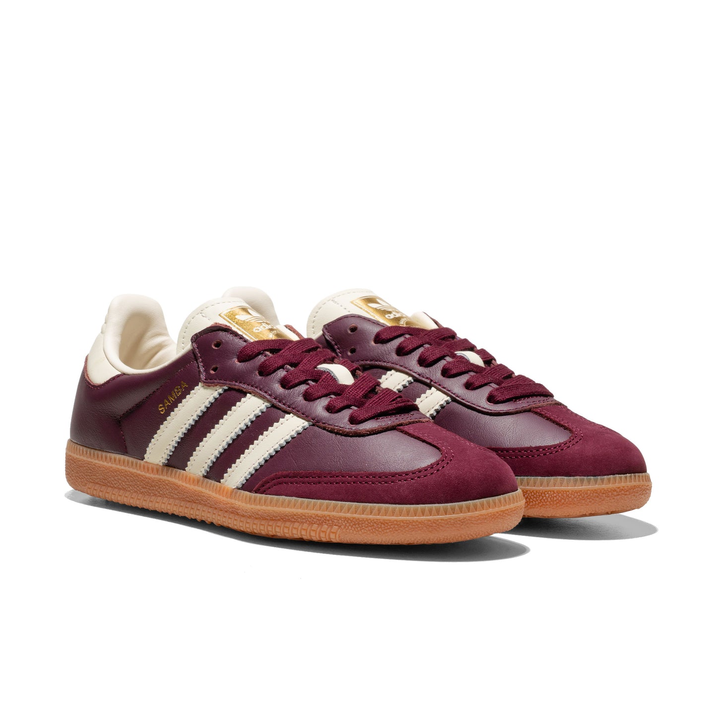 Adidas Originals Samba OG W Maroon/Cream White/Gold Met  - ID0477