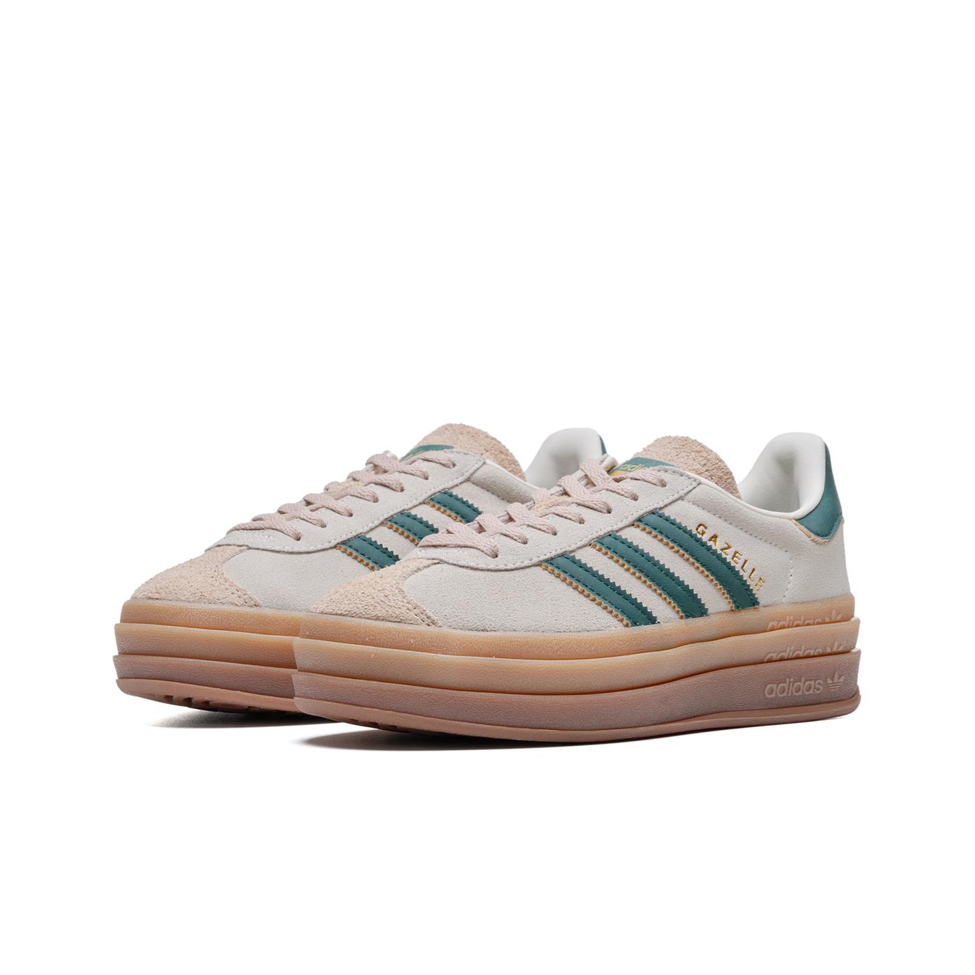 Adidas Originals Gazelle Bold W Cream White/Collegiate Green  - ID7056
