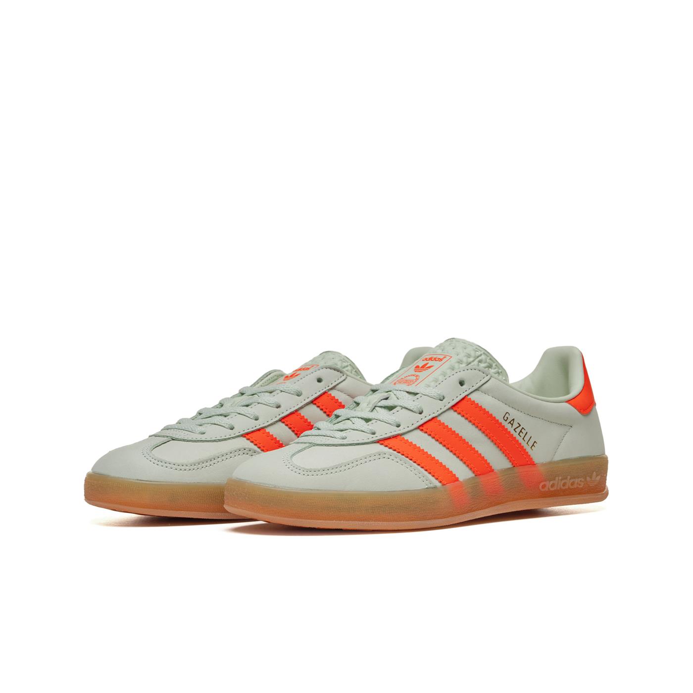 Adidas Originals Gazelle Indoor W Linen Green/Solar Orange  - IF6982