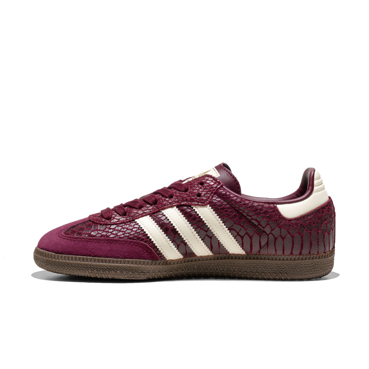 Adidas Originals Samba OG W Maroon/Cream White/Gold Metallic  - IH3979