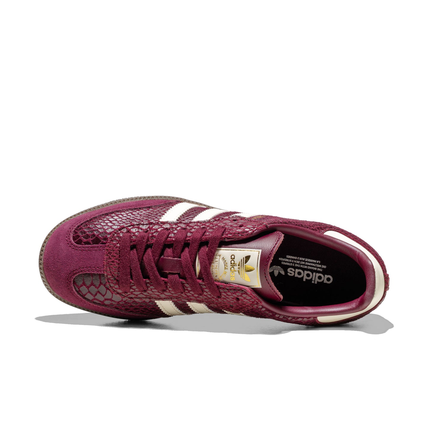Adidas Originals Samba OG W Maroon/Cream White/Gold Metallic  - IH3979