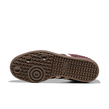 Adidas Originals Samba OG W Maroon/Cream White/Gold Metallic  - IH3979