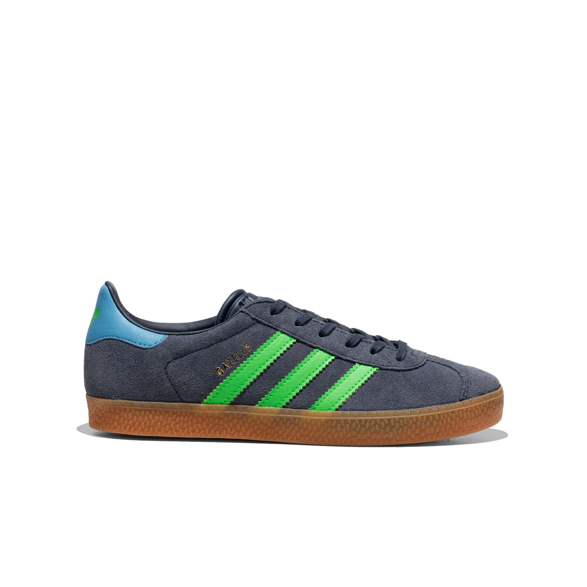 Adidas Originals Gazelle J Shadow Navy/Screaming Green  - IH6466