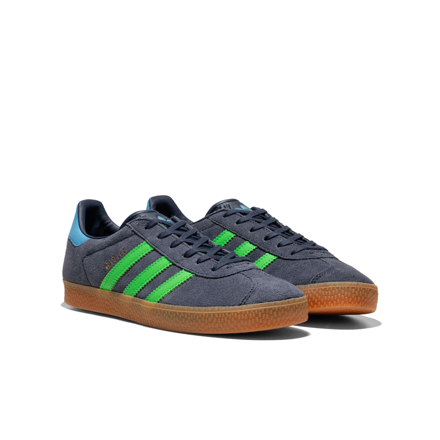 Adidas Originals Gazelle J Shadow Navy/Screaming Green  - IH6466