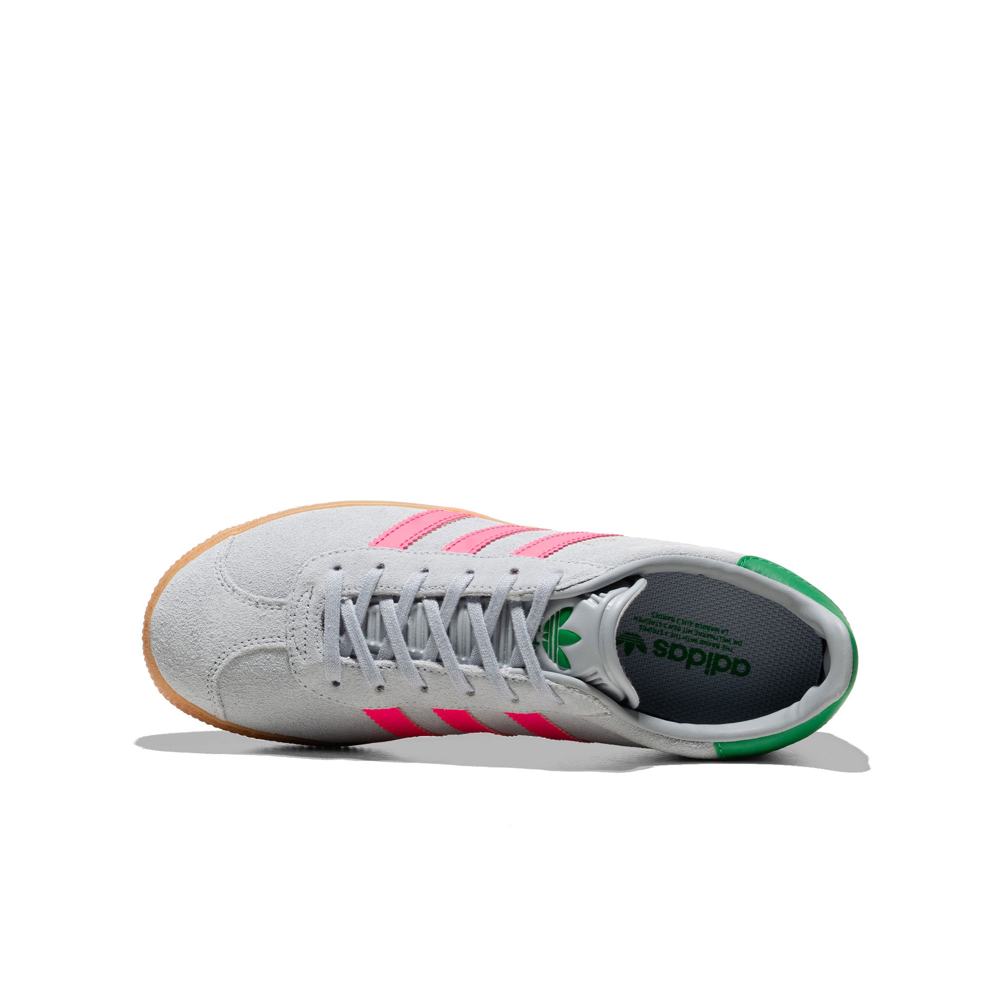Adidas Originals Gazelle J Halo Silver/Lucid Pink/Green  - IH6467