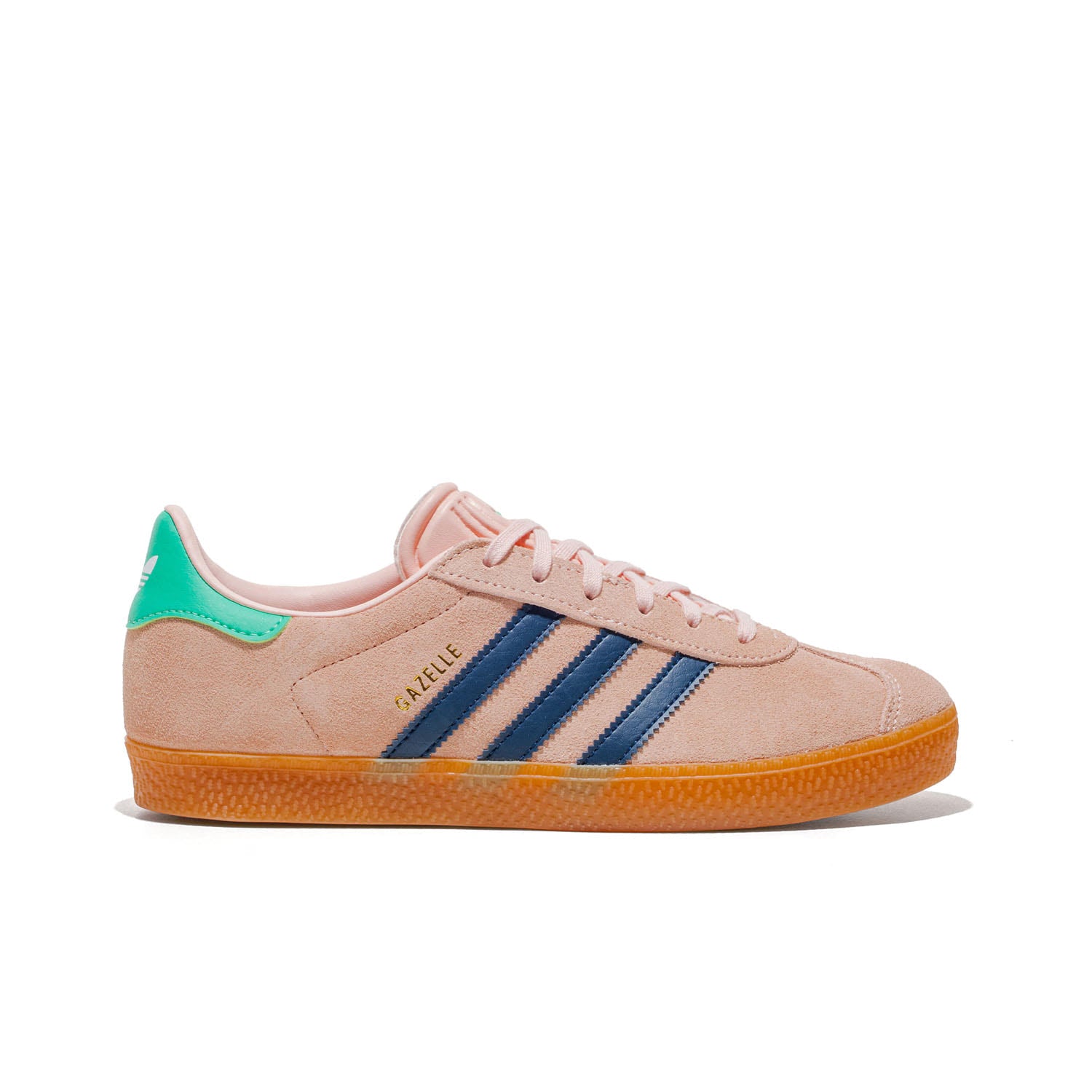 Adidas Originals Gazelle J Blush Pink/Night Indigo/Green  - IH6468