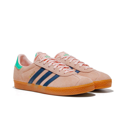 Adidas Originals Gazelle J Blush Pink/Night Indigo/Green  - IH6468