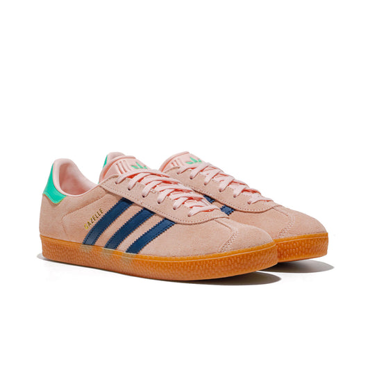 Adidas Originals Gazelle J Blush Pink/Night Indigo/Green  - IH6468