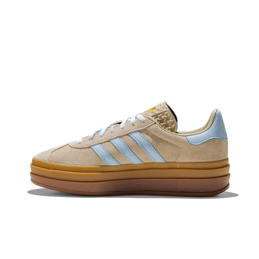 Adidas Originals Gazelle Bold W Stone Khaki/Crystal Sky/Gold  - IH6791