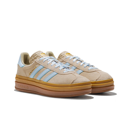 Adidas Originals Gazelle Bold W Stone Khaki/Crystal Sky/Gold  - IH6791