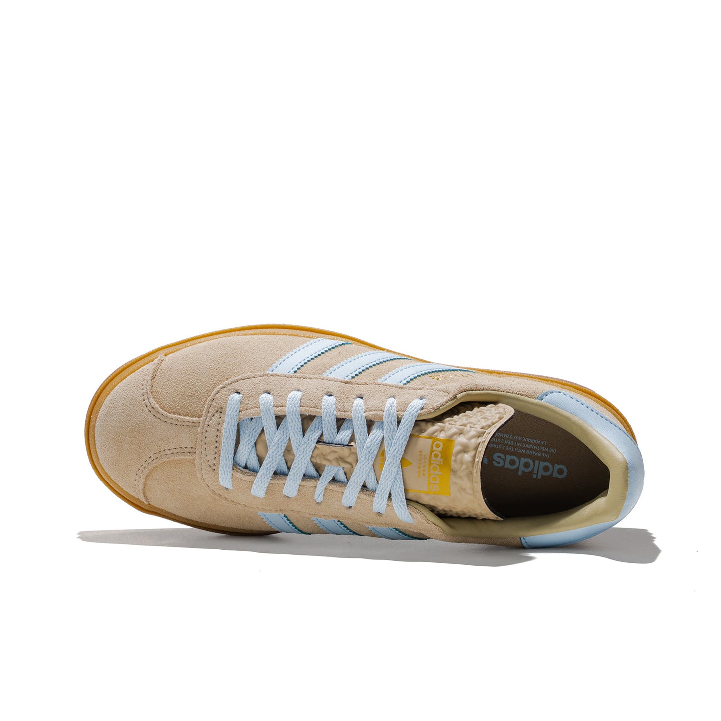 Adidas Originals Gazelle Bold W Stone Khaki/Crystal Sky/Gold  - IH6791