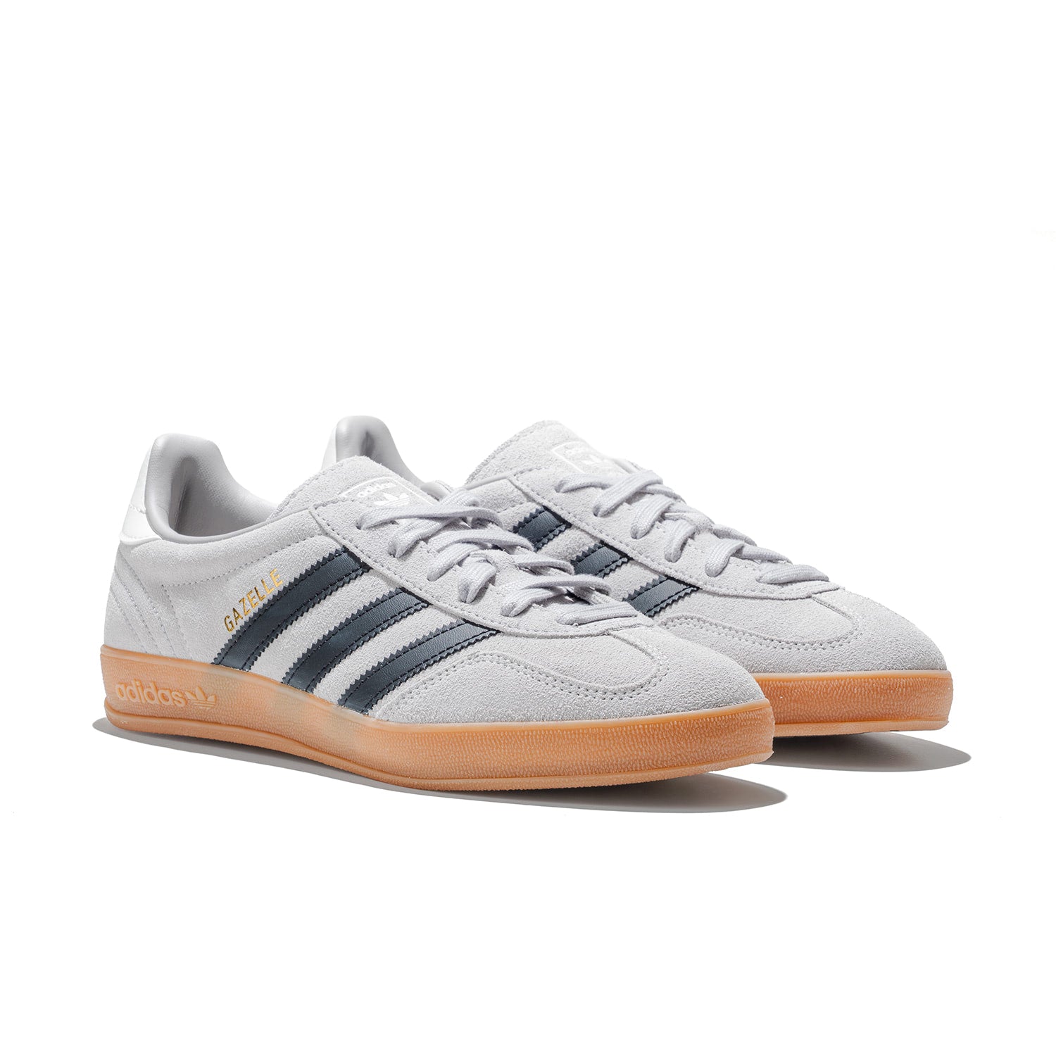 Adidas Originals Gazelle Indoor Grey Two/Core Black/Gum  - IH9655