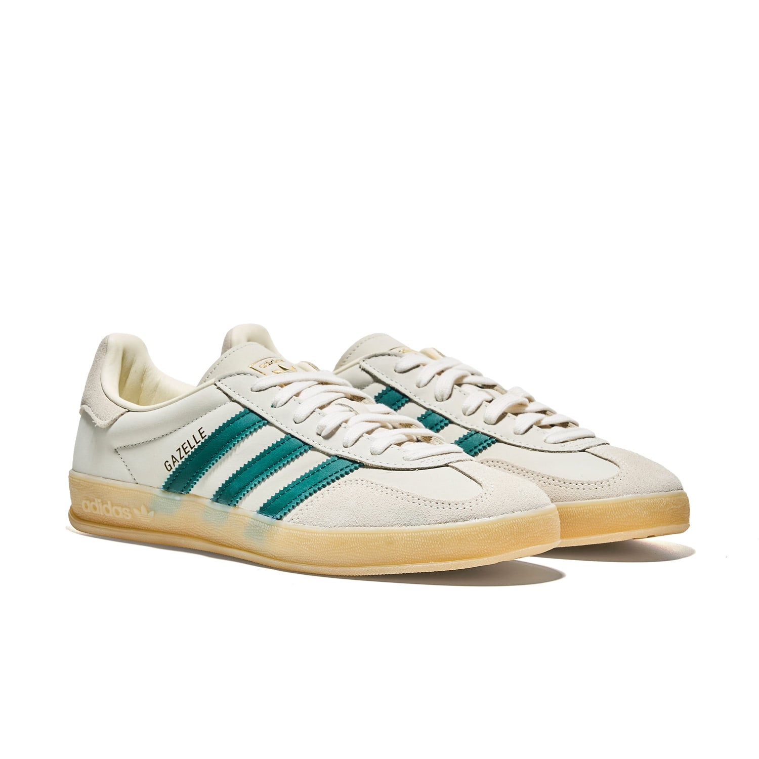 Adidas Originals Gazelle Indoor Cream White/Collegiate Green  - IH9675