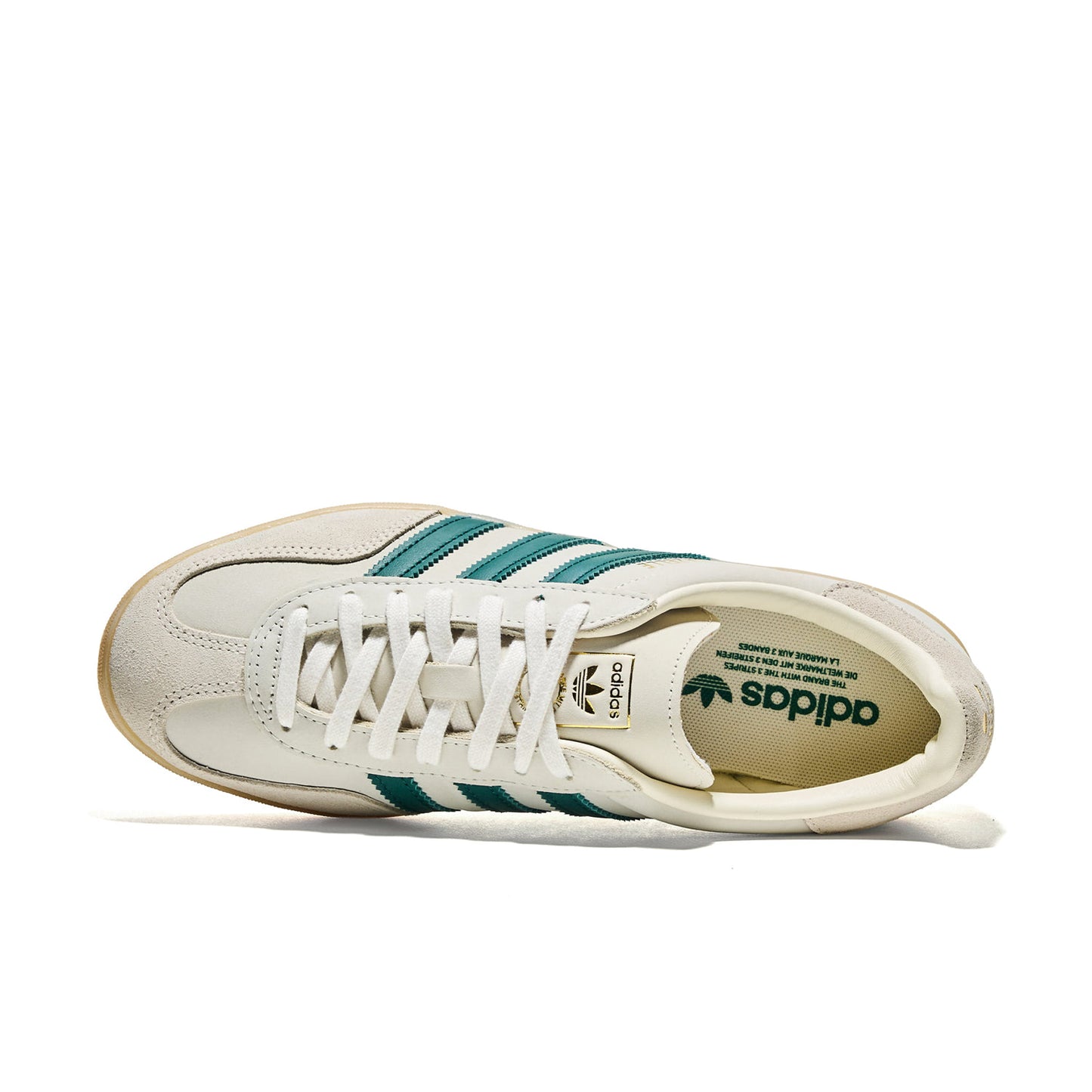Adidas Originals Gazelle Indoor Cream White/Collegiate Green  - IH9675