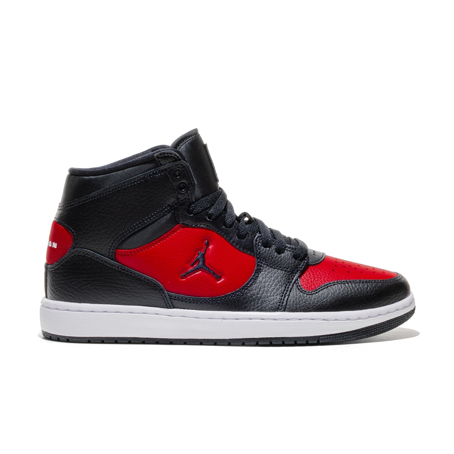Jordan Court Connect Mid Black/Black-Gym Red-White  - IQ5685-006