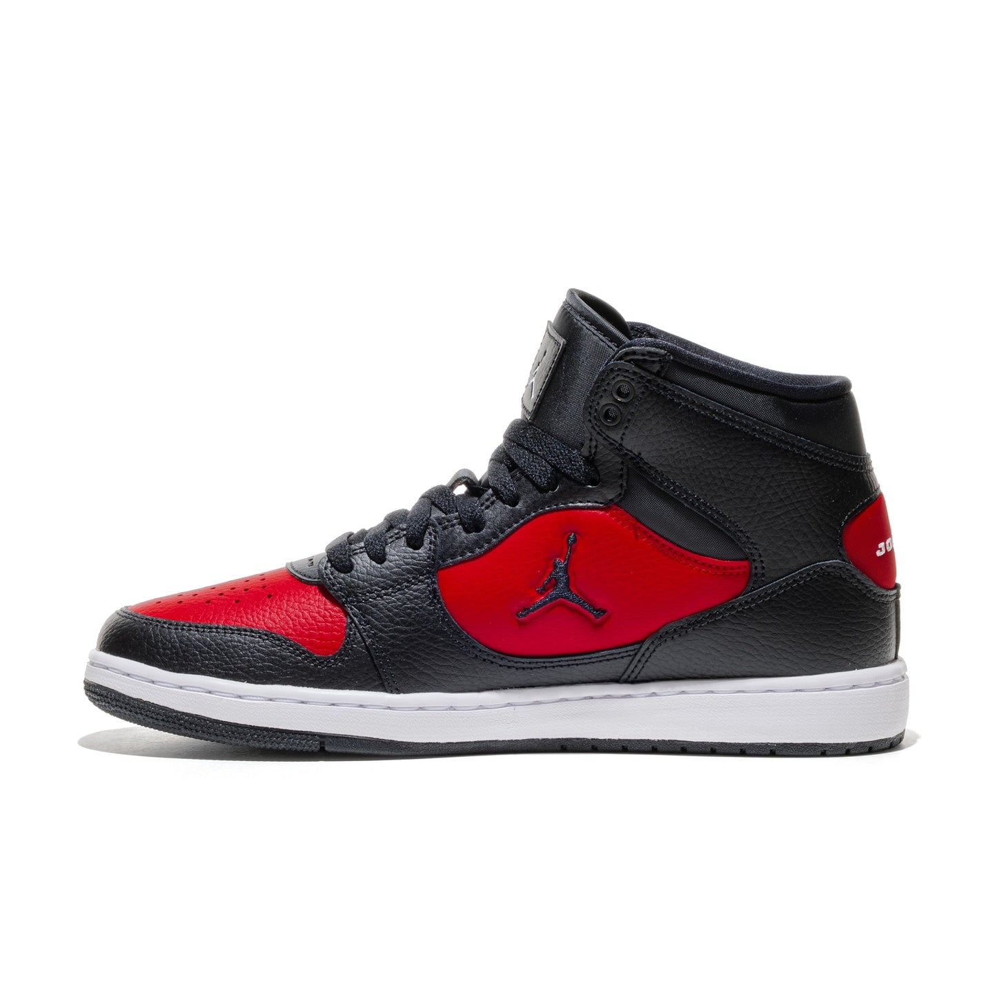 Jordan Court Connect Mid Black/Black-Gym Red-White  - IQ5685-006